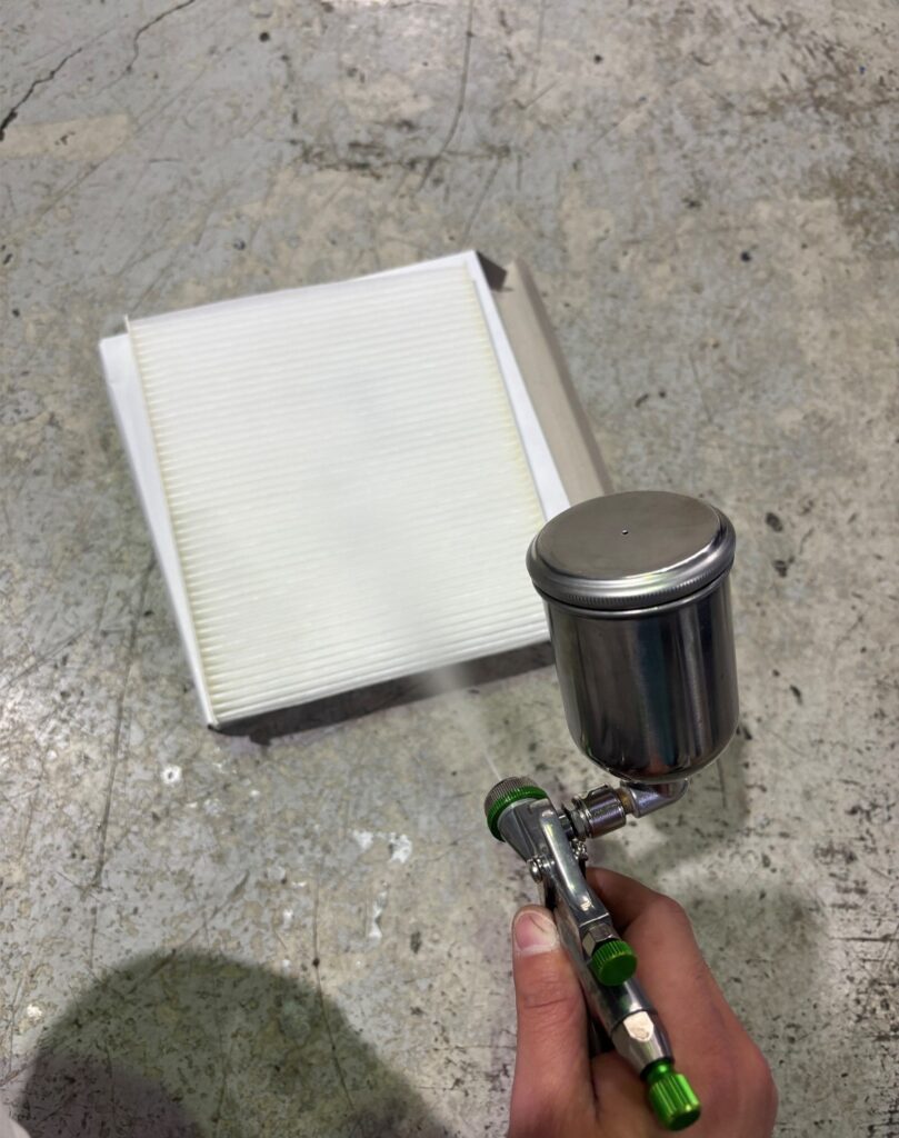 DEOFACTOR Mobi 制菌加工 作業写真