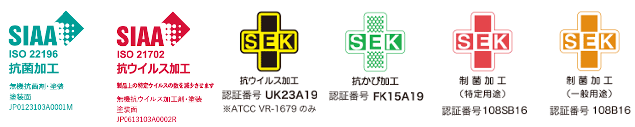 SIAA認証、SEK認証